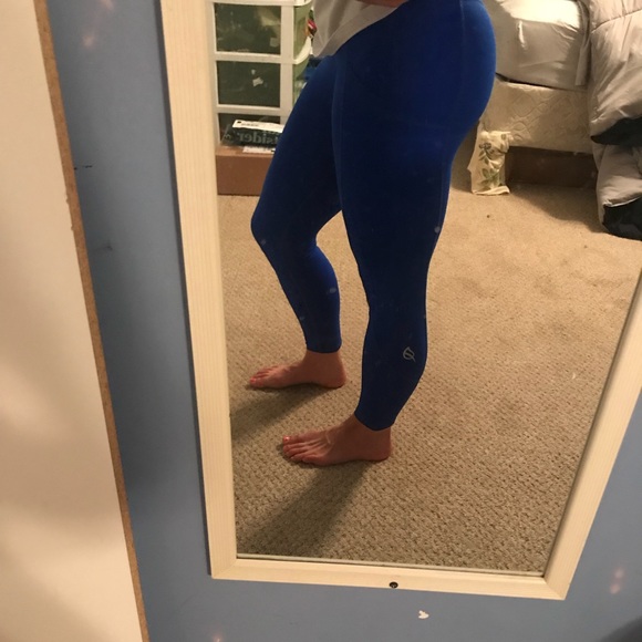 *SOLD do not buy* Ptula cobalt blue leggings - Picture 4 of 6
